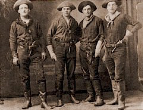 Group of four early outlaws