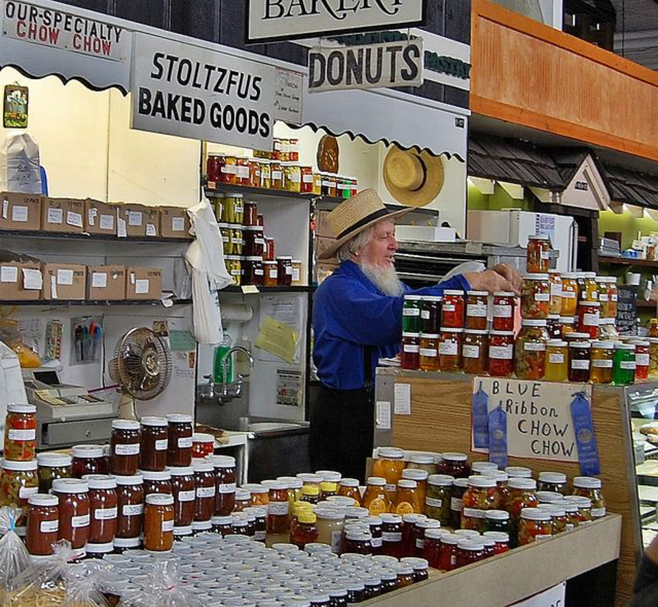 Baked Goods stand at Farmer's Market