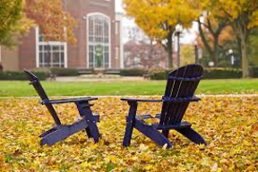 chairs on college campus "quad"
