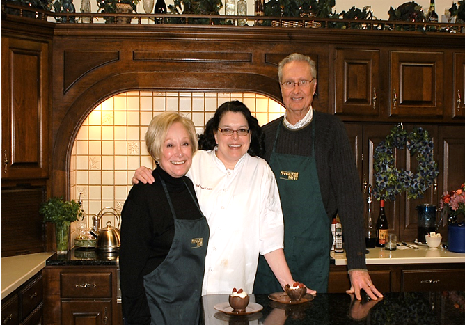 Chef with two students in Annville In Kitchen