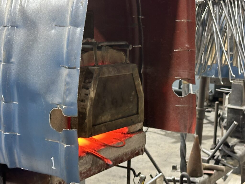 Image of a furnace at the Drunken Smithy