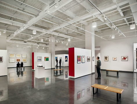 Photo of the Susquehanna Art Museum gallery.