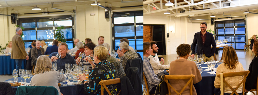 Unique wine tasting experience at Waltz Vineyards.